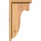Ekena Millwork Del Monte Smooth Corbel w/Backplate, Western Red Cedar, 5 1/2"W x 10"D x 18"H COR06X10X18DEL01SWR - alternate 4